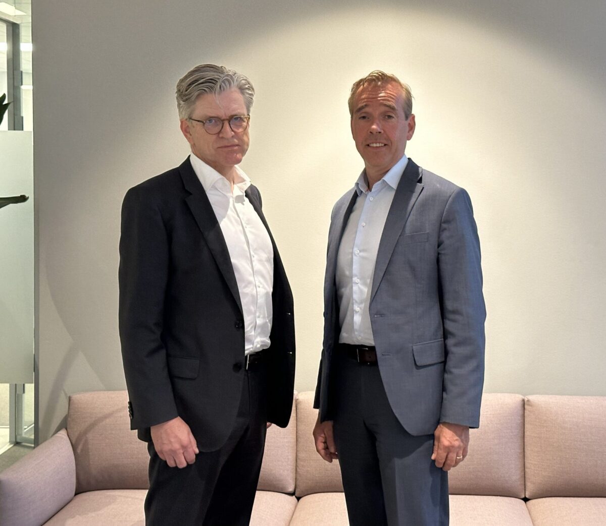 Halvard S. Kilde CEO, Metier og Øystein Kalve Sunde, head of PMO i BOS Power