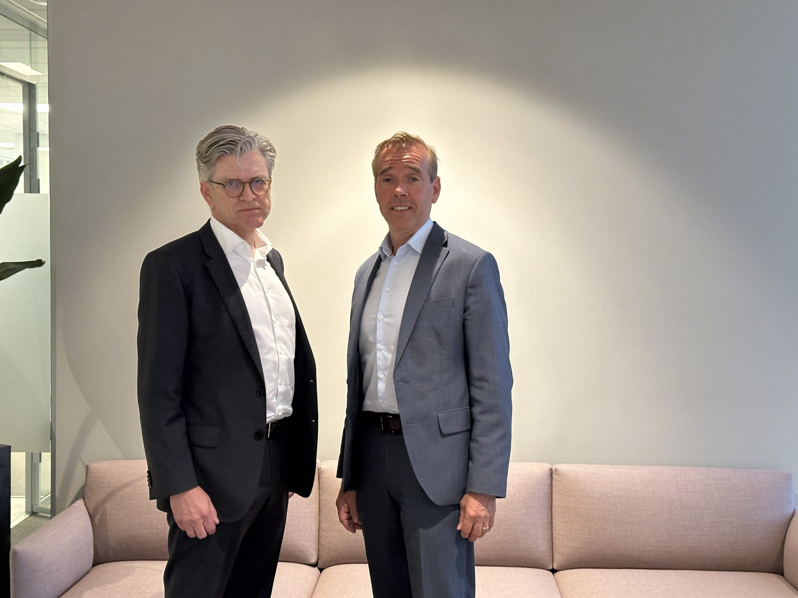 Halvard S. Kilde CEO, Metier og Øystein Kalve Sunde, head of PMO i BOS Power