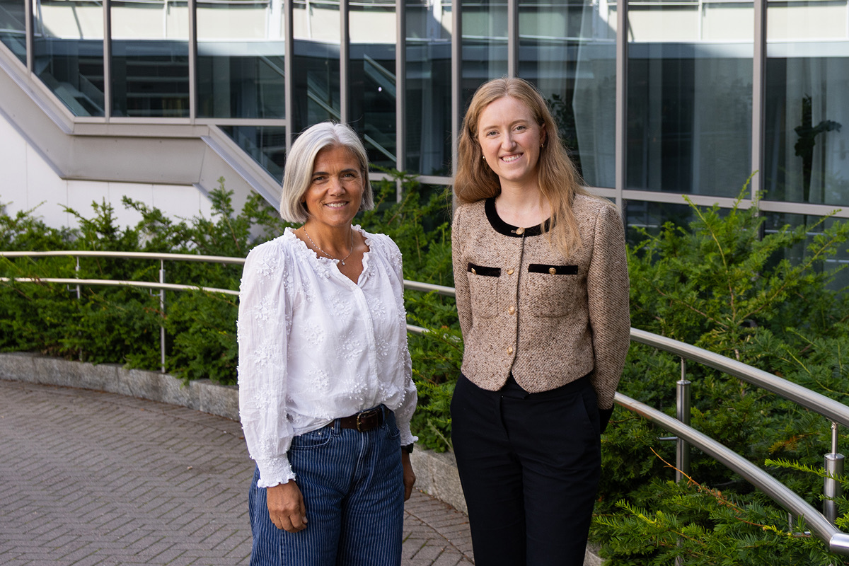 Birthe Nordseth fra OneCo og Cathrine Andenæs Bull fra Metier.