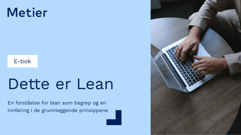forside av e-boken - dette er lean