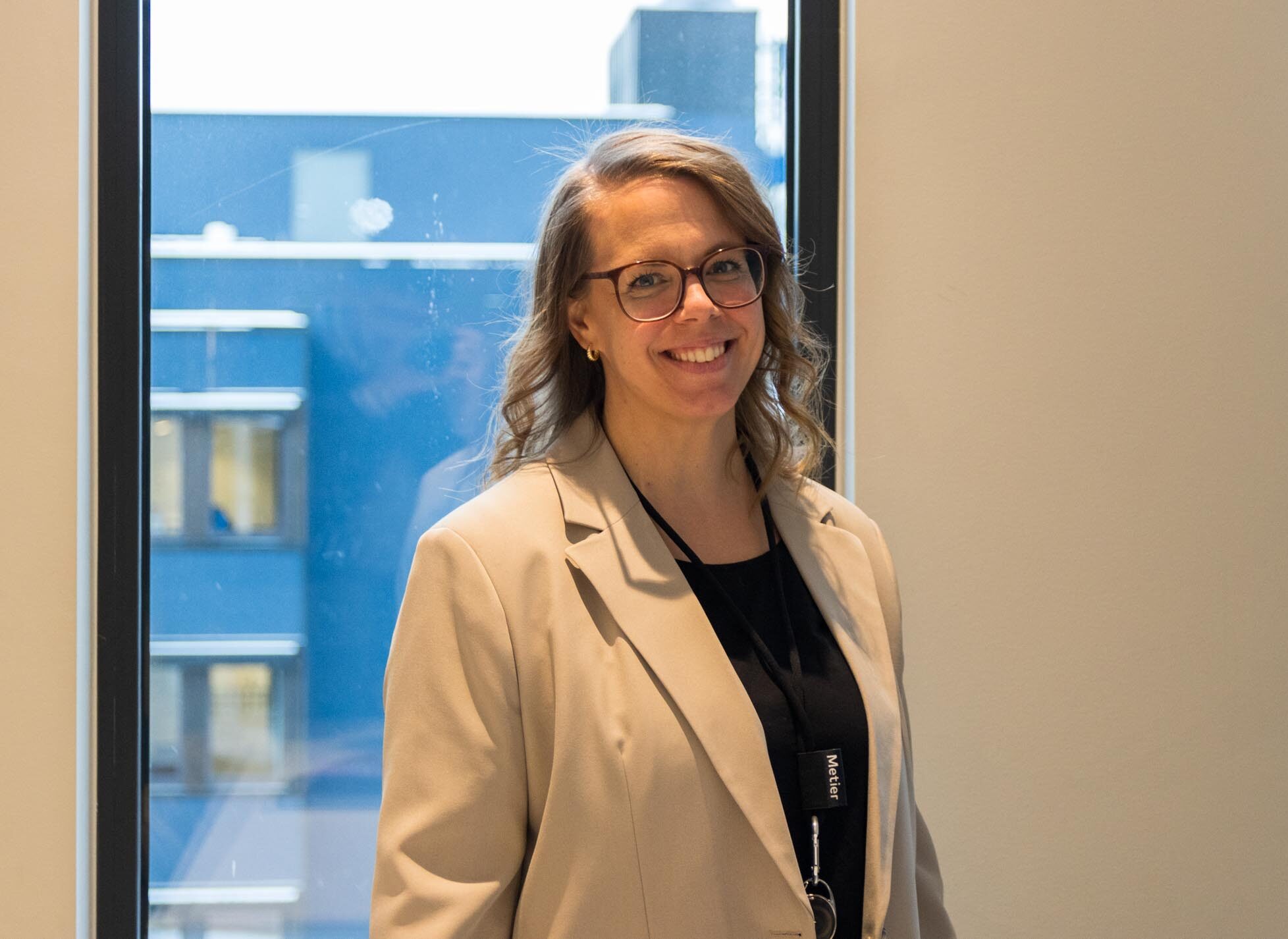 Marianne Åvik Bråten på Metiers kontorer